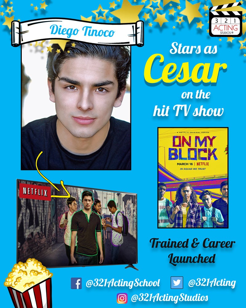 Diego Tinoco Stars as Cesar on the hit TV show On My Block