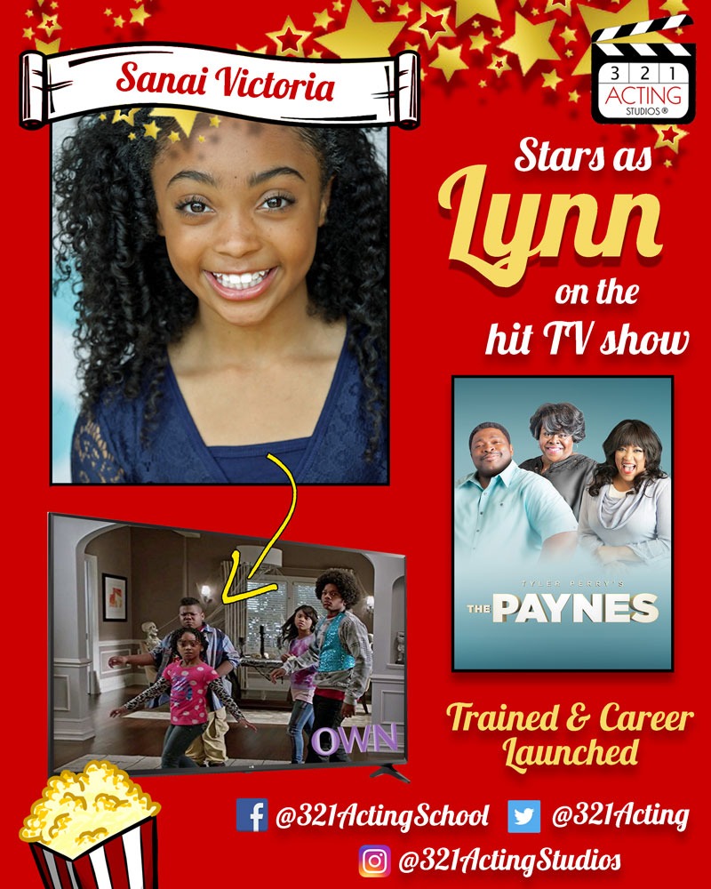 Sanai Victoria Stars as Lynn on the hit TV show The Paynes