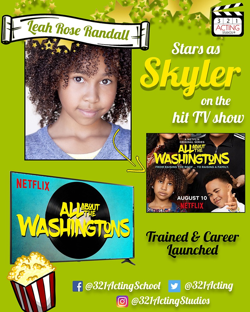 Leah Rose Randall Stars as Skyler on the hit TV show All About The Washingtons