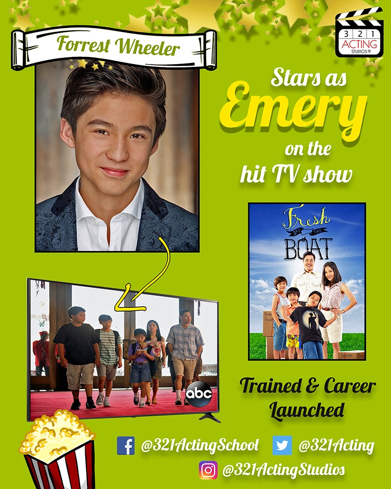 Forrest Wheeler Stars as Emery on the hit TV show Fresh Off The Boat