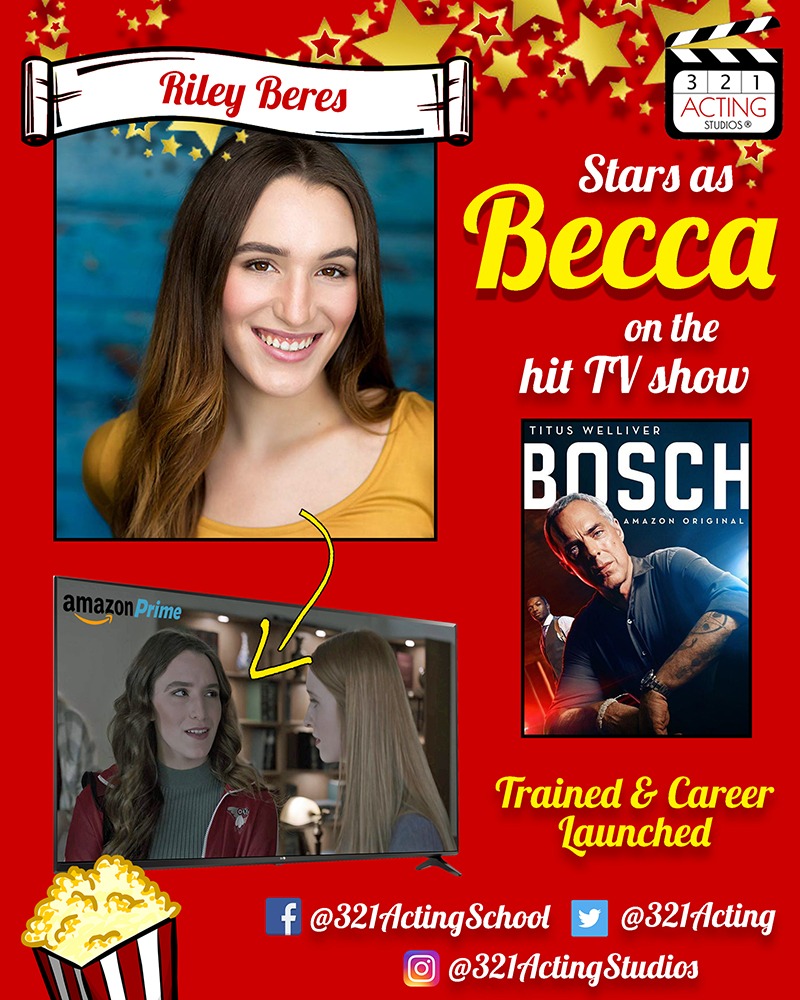 Riley Beres Stars as Becca on the hit TV show Bosch