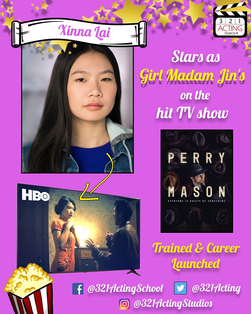 Xinna Lai Stars as Girl Madam Jin's on the hit TV show Perry Mason