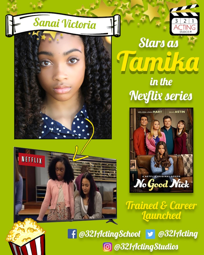 Sanai Victoria stars as Tamika in the Netflix series No Good Nick
