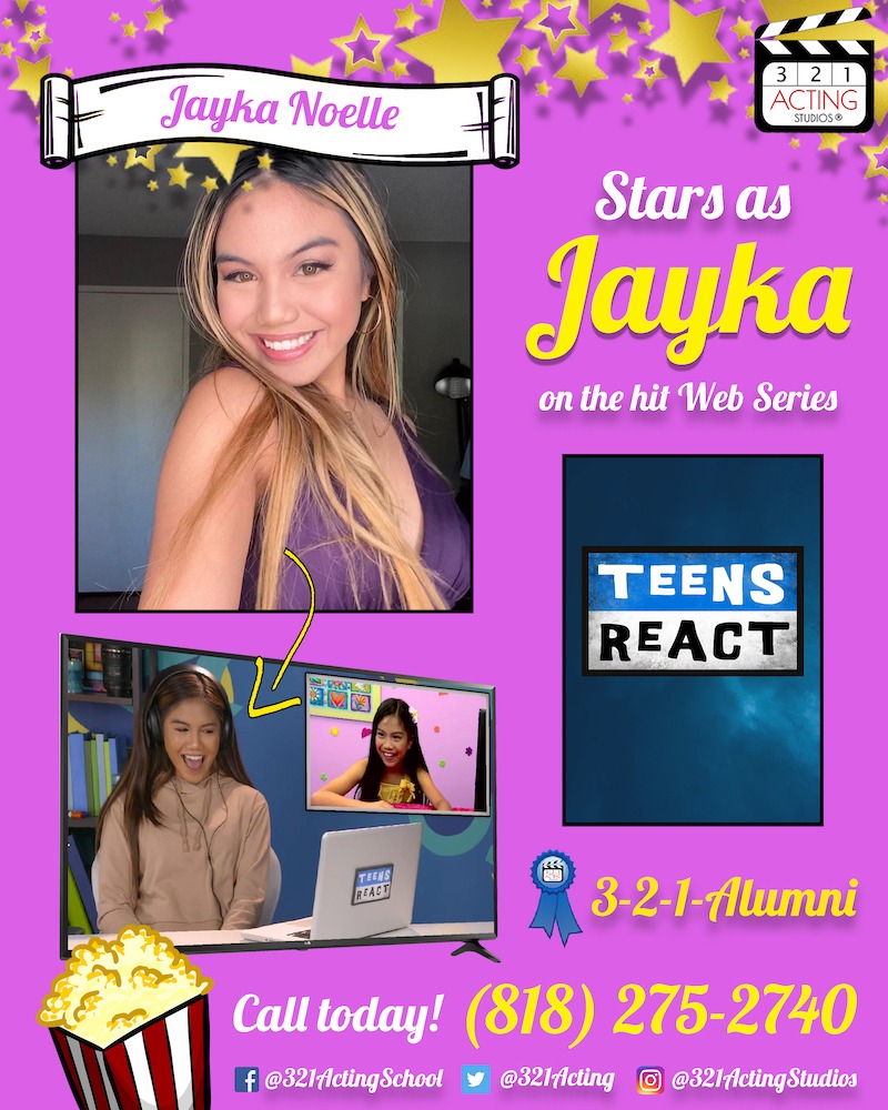 Jayka Noelle Stars as Jayka on the hit Web Series Teens React