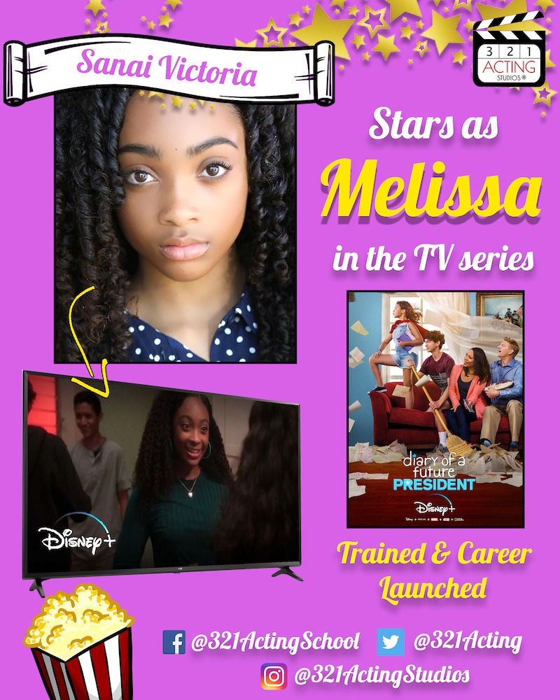 Sinai Victoria Stars as Melissa in the TV series Diary of a Future President