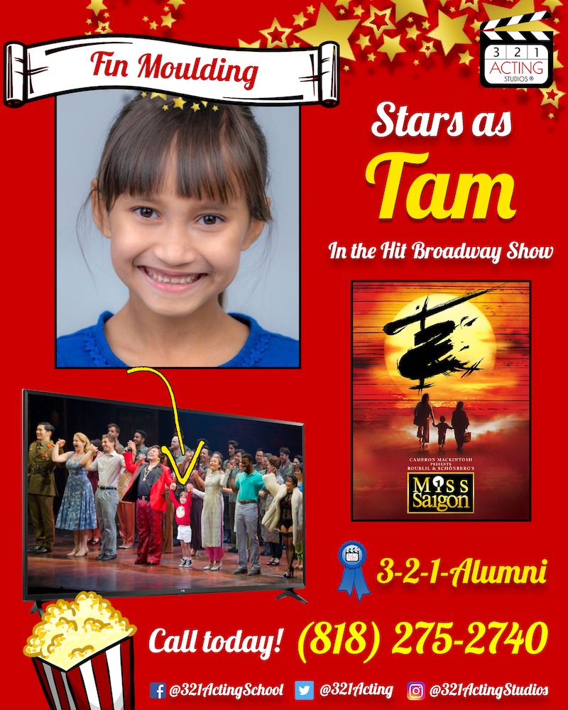 Fin Moulding Stars as Tam in the hit Broadway Show Miss Saigon