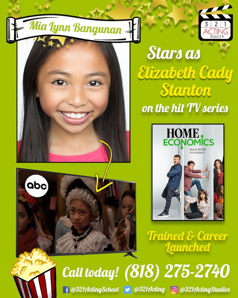 Mia Lynn Bangunan Stars as Elizabeth Lady Stanton on the hit TV series Home Economics