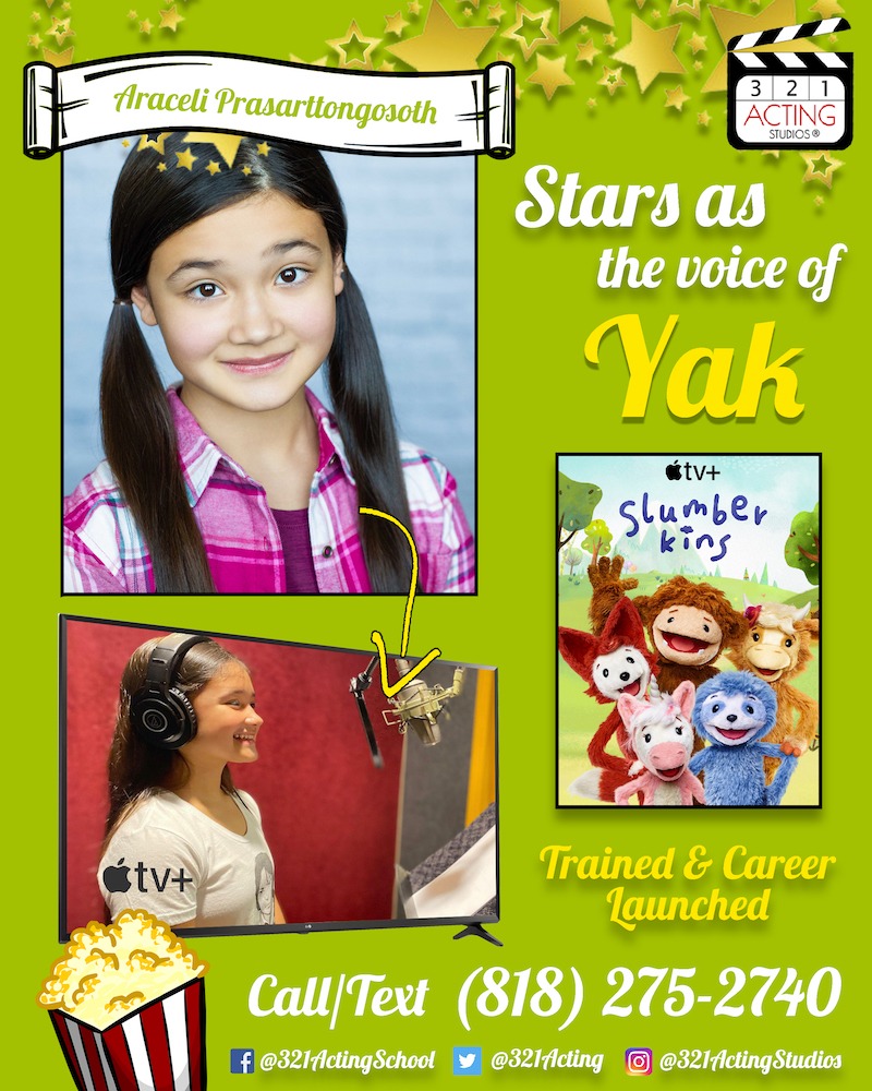 Araceli Prasarttongosoth Stars as the voice of Yak on Slumber Kins