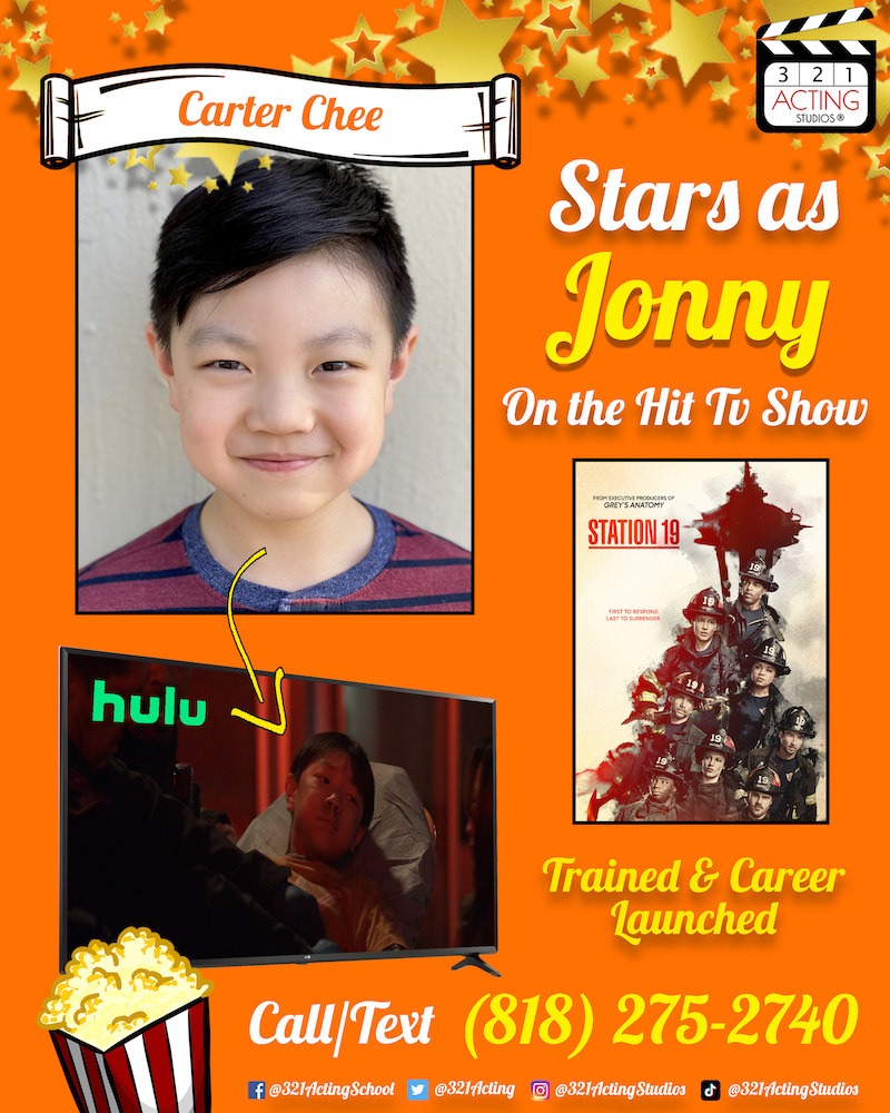 Carter Chee Stars as Jonny on the Hit TV Show Station 19
