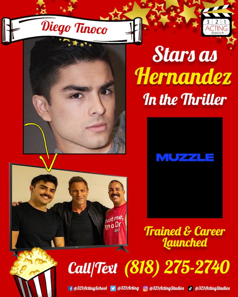 Diego Tinoco Stars as Hernandez in the Thriller Muzzle
